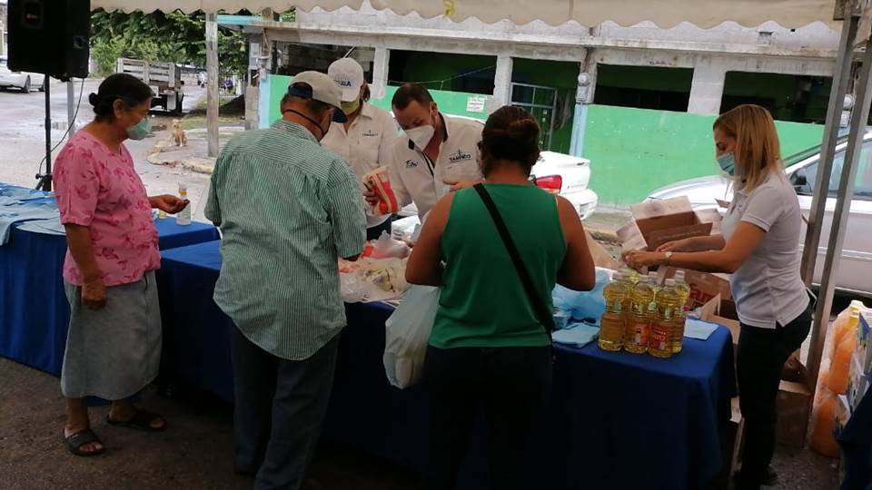 Venden canasta básica a precios bajos; municipio de Tampico subsidia parte del costo