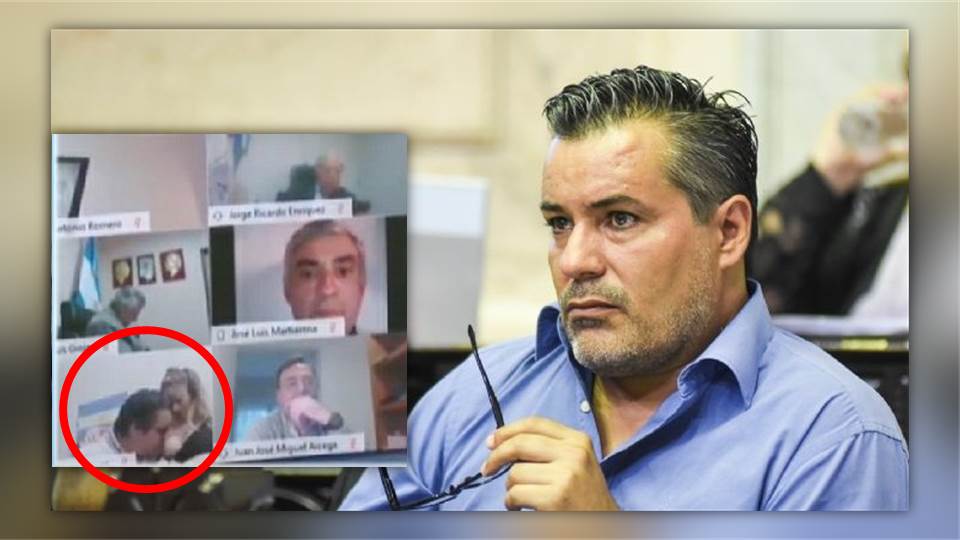 Diputado renuncia luego de que en plena sesión en Zoom besó el pecho de una mujer