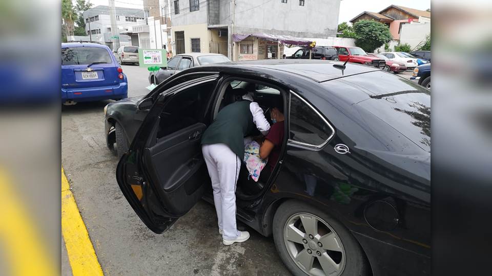 También en Nuevo Laredo instalan módulo de vacunación  ‘Drive Thru’
