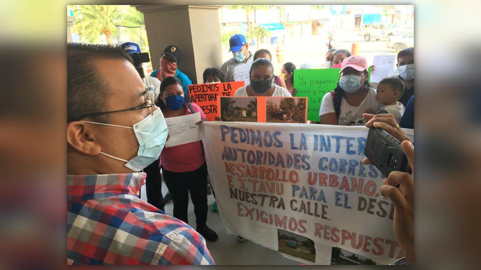 Por tortuguismo en ITAVU familias de la Eugenio Hernández en Altamira siguen sin servicios básicos