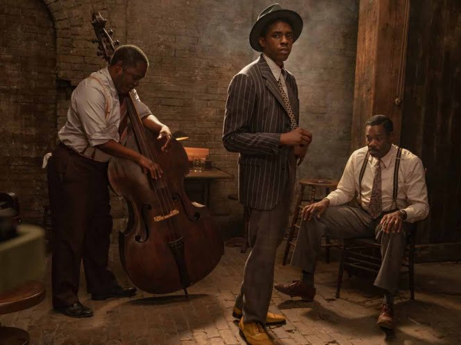 Publican primeras imágenes de Chadwick Boseman en su última película