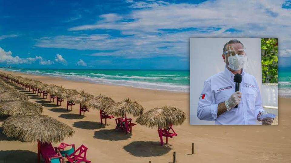 Limitado a 8 mil personas diarias y con cubrebocas el ingreso a playa Miramar