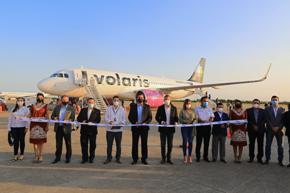 Regreso de Volaris a Tamaulipas, fortalece la oferta aérea y turística: Cabeza de Vaca