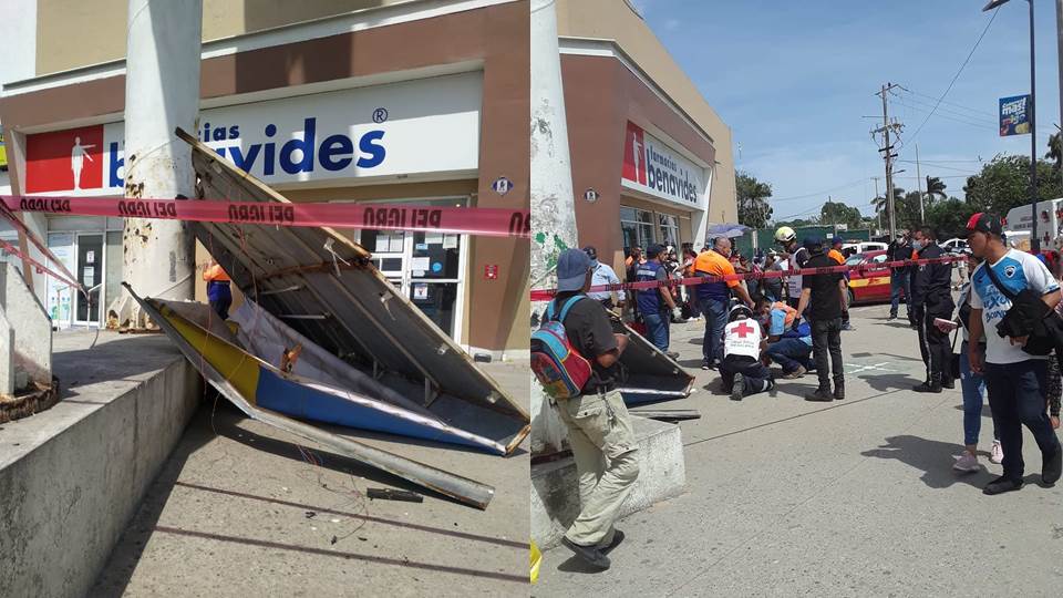 Dejan a su suerte a familia que resultó lesionada por espectacular en la zona centro de Altamira