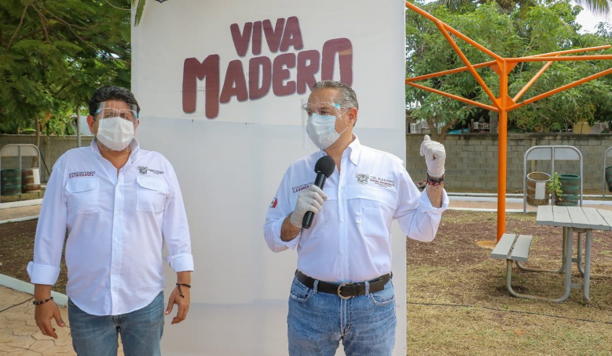 Sin descanso limpieza de calles y espacios públicos de Cd. Madero: Adrián Oseguera