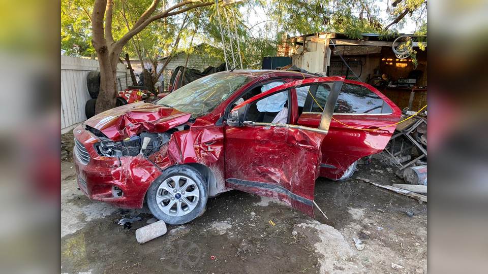 Tras enfrentamiento y choque, dos sujetos armados son detenidos en Reynosa