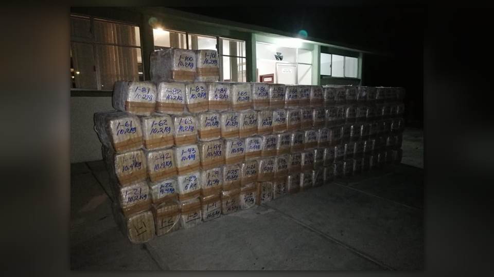 Aseguran más de un tonelada de presunta droga en Nuevo Laredo