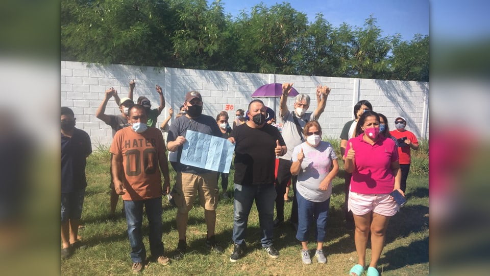 Protestan en Altamira por área verde en el fraccionamiento Corredor Industrial