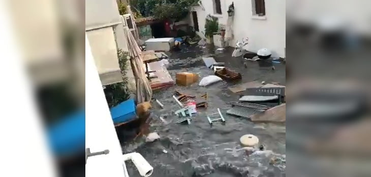 Se registra mini-tsunami tras sismo que afectó Grecia y Turquía