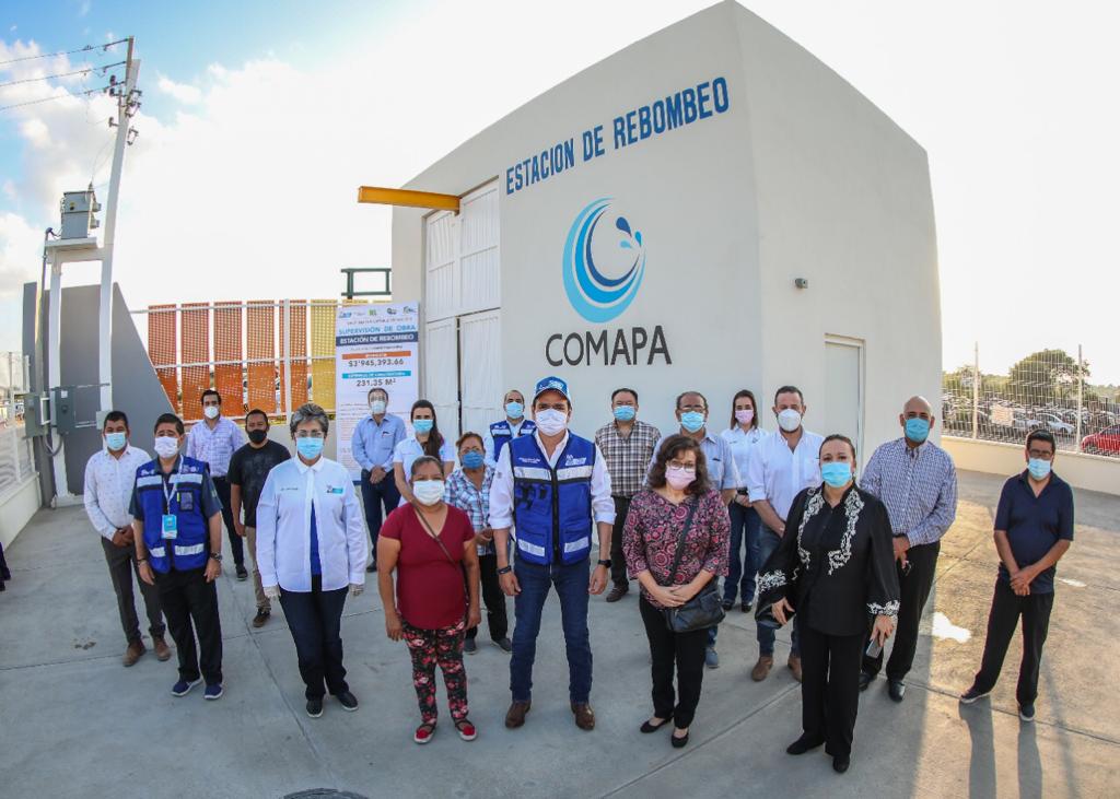 Consta Rivas avance de Estación de Rebombeo