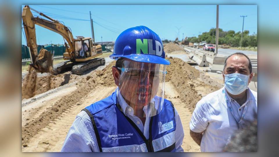 Anuncia Rivas que en 2021 redoblará obras de pavimentación y drenaje en Nuevo Laredo
