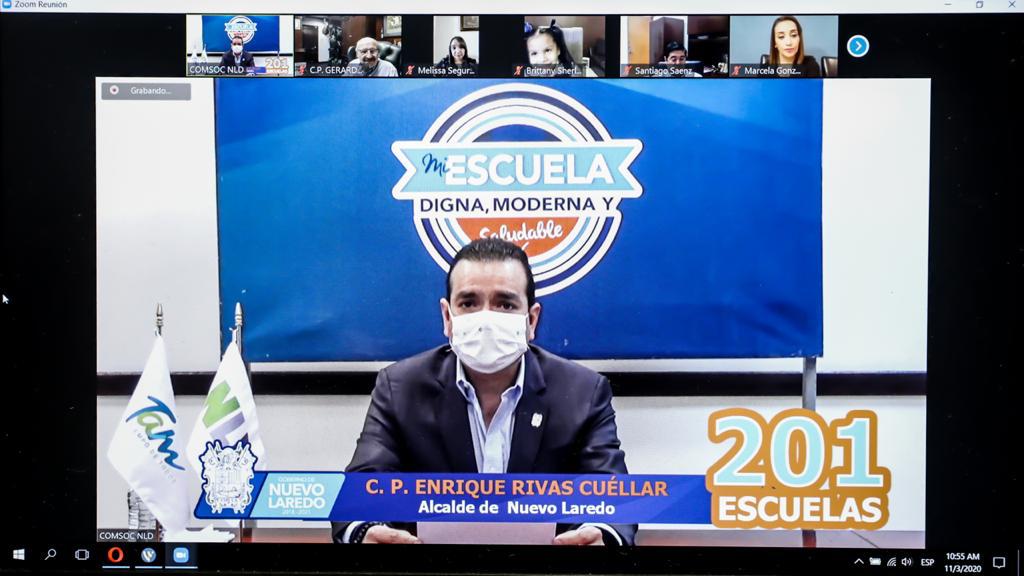 Equipa ‘Escuela Digna’ al preescolar ‘Fundadores’ en Nuevo Laredo