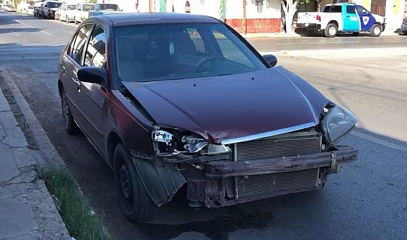 Chocan a Policía Estatal en Nuevo Laredo