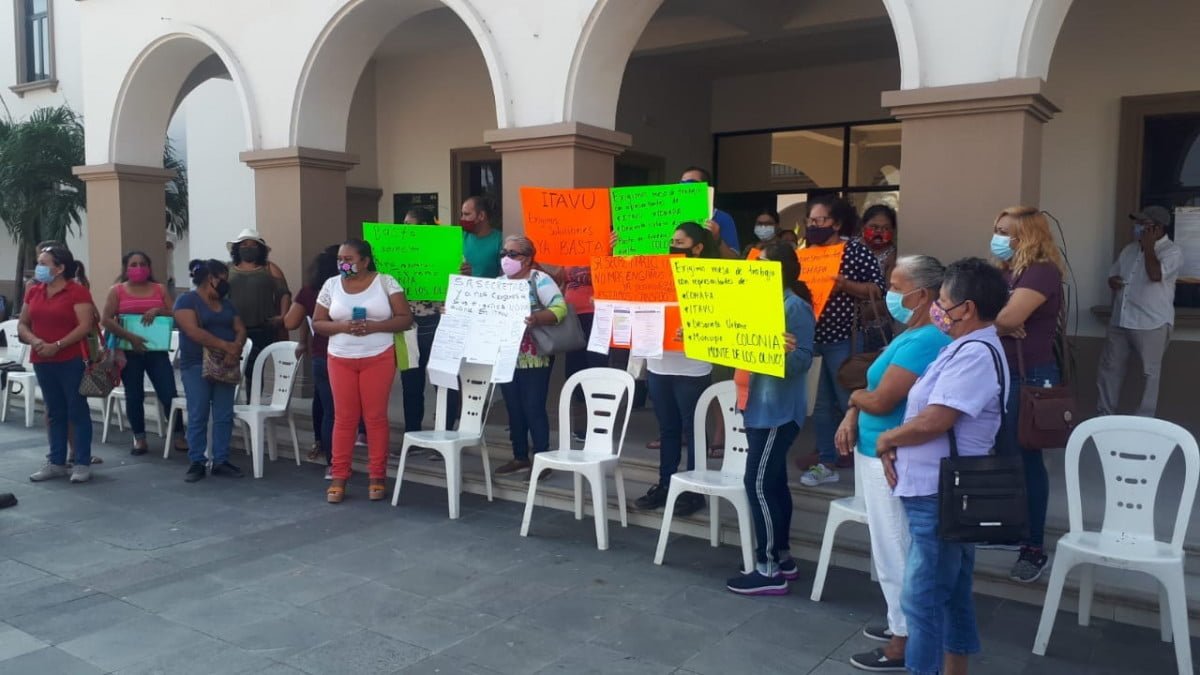 Enésima protesta de residentes de la “Monte de los Olivos” en Altamira; exigen a funcionarios den la cara