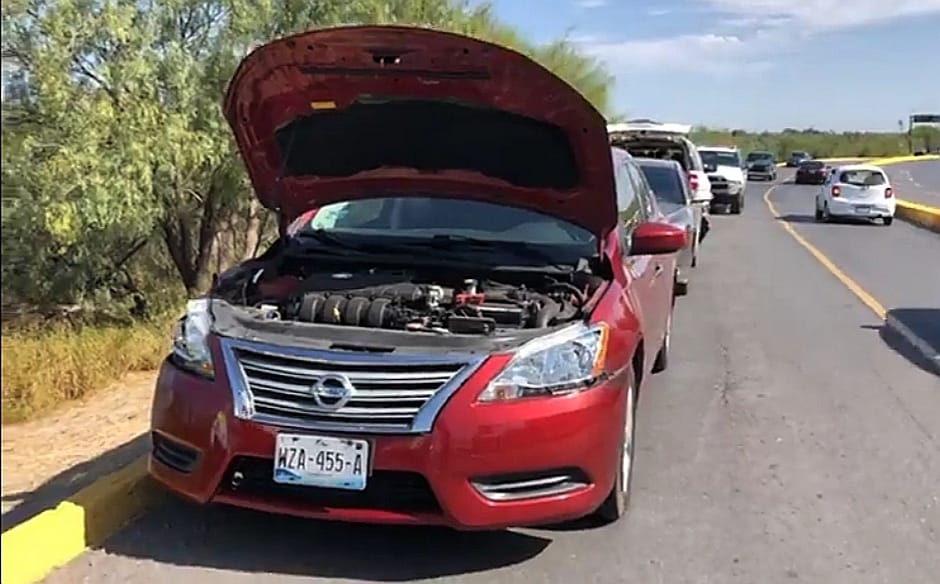 Accidente sin lesionados en el Colosio Nuevo Laredo