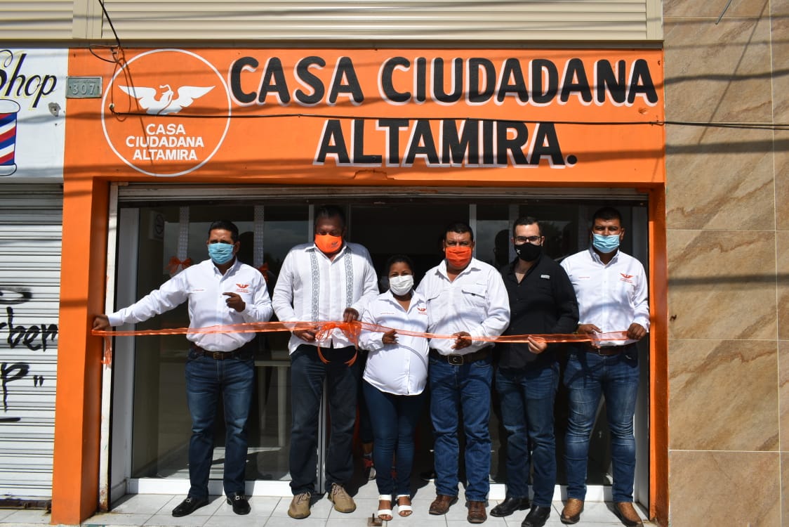 Inauguran casa ciudadana en Altamira y nombran delegada municipal
