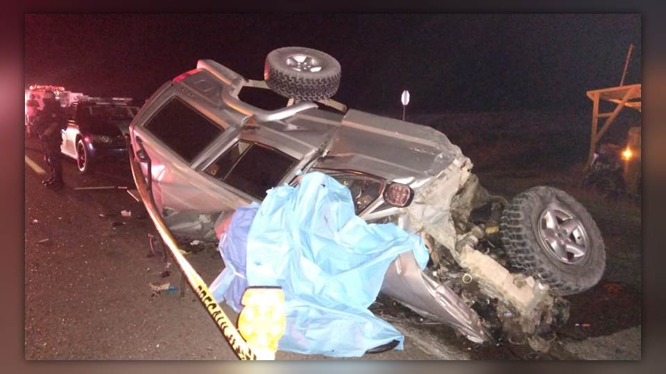 Saldo de 4 muertos deja fuerte choque entre camioneta y camión nodriza en la Victoria-Tampico