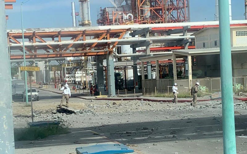 Reportan dos explosiones en Refinería de Cadereyta, hay heridos