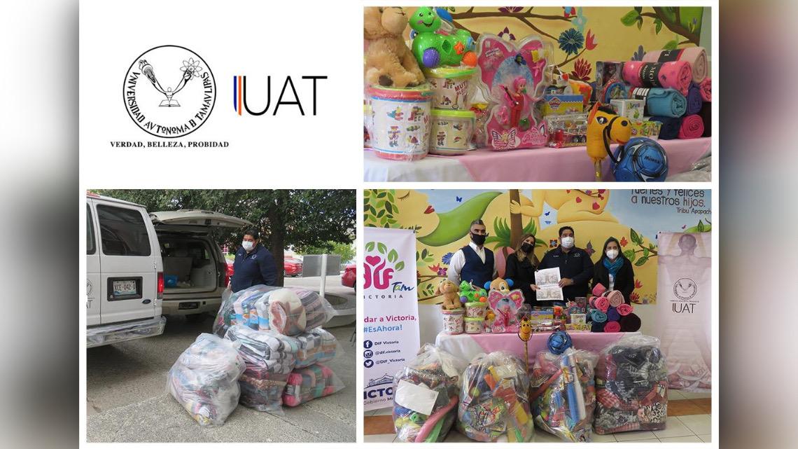 Entrega UAT donativo de juguetes al DIF Victoria