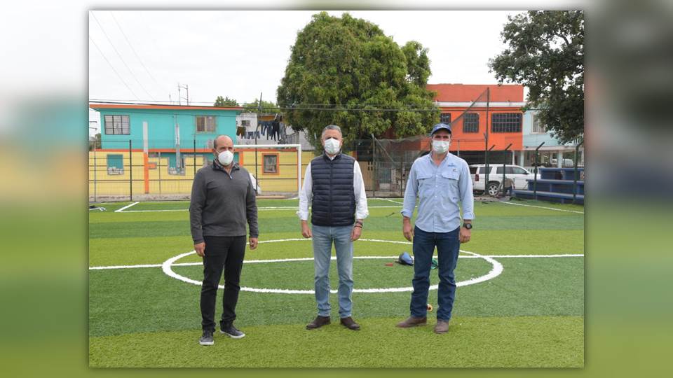 Moderniza Chucho Nader Espacios Deportivos y Sitios de Convivencia