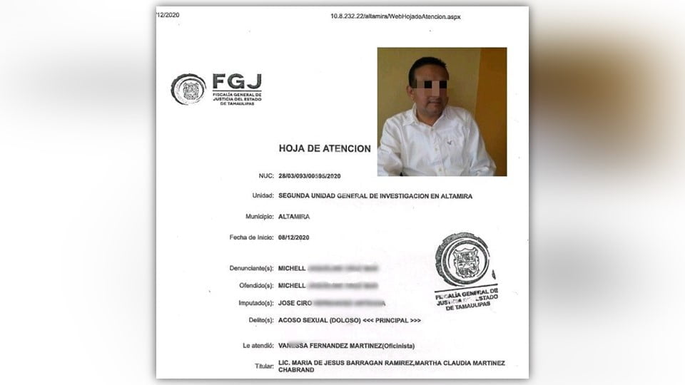 Ex legislador de Altamira es denunciado por presunto acoso sexual