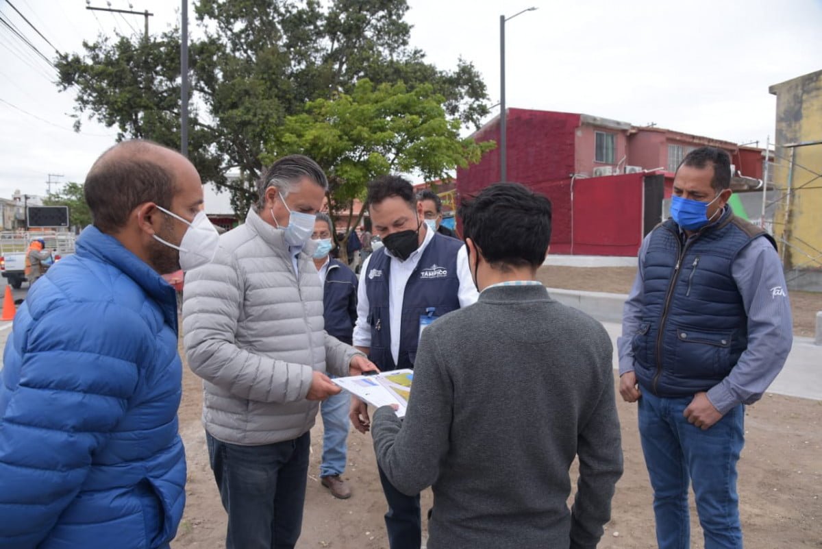Supervisa Chucho Nader Construcción de Parque en Espacio Recuperado