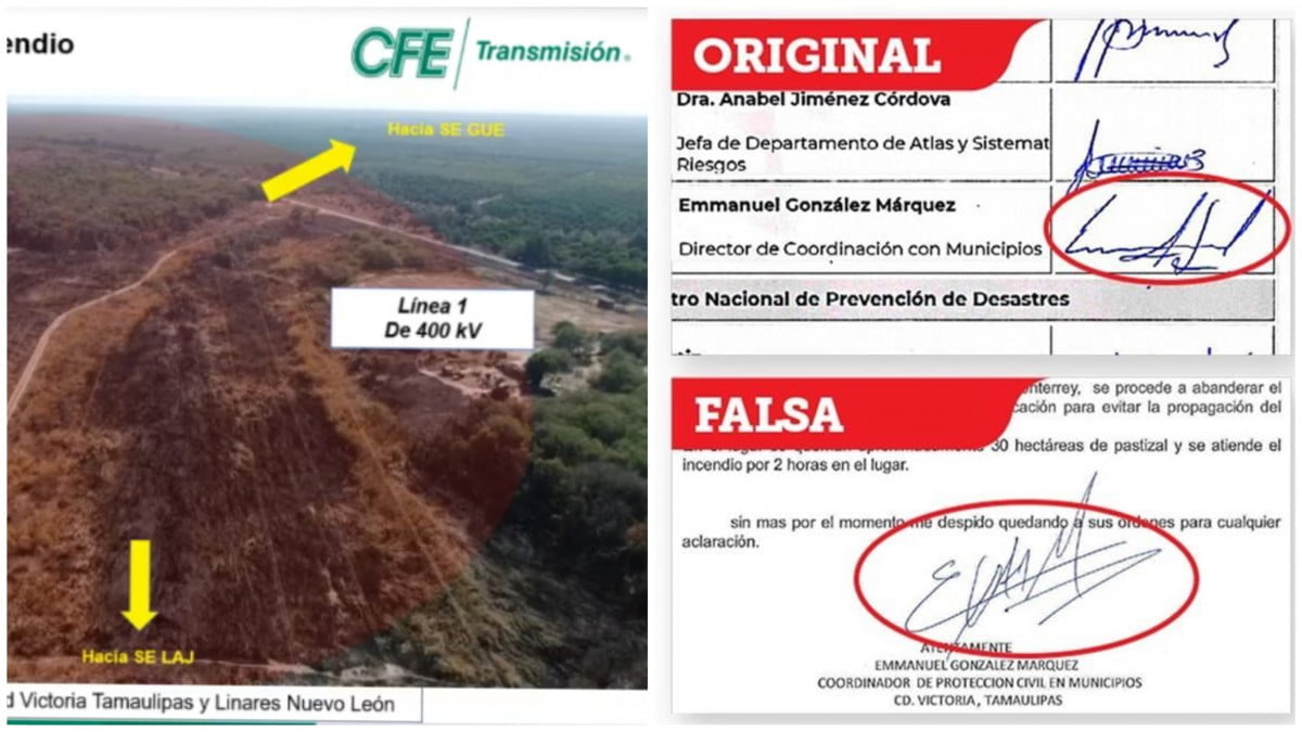 Tamaulipas formaliza denuncia contra CFE por presentar documentos falsos de Protección Civil