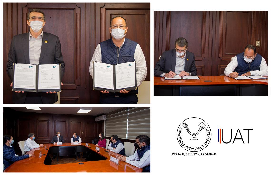 Recibe UAT visita del Rector de la Universidad Tecnológica del Mar