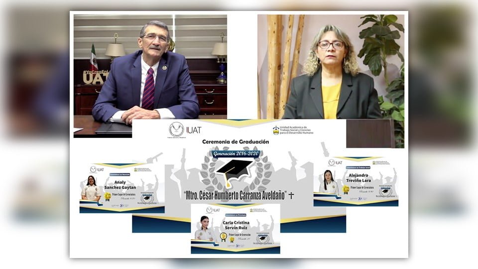 Celebra graduación virtual la Unidad Académica de Trabajo Social-UAT