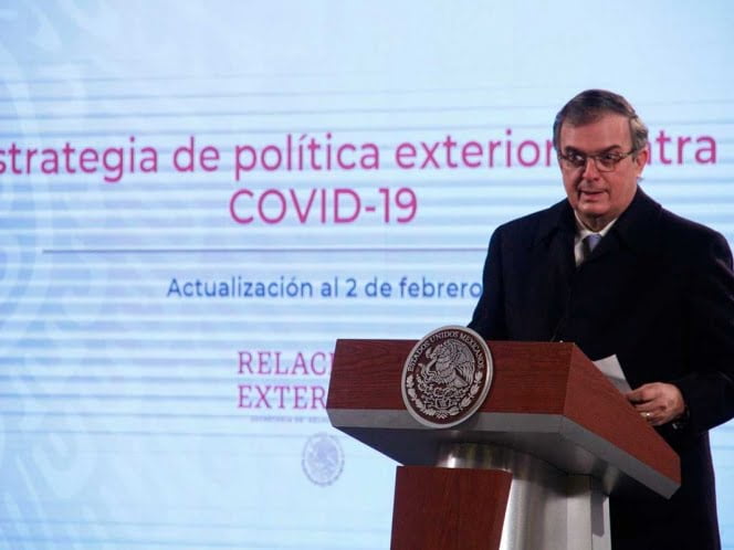 López Obrador si solicitó vacunas a EU: SRE