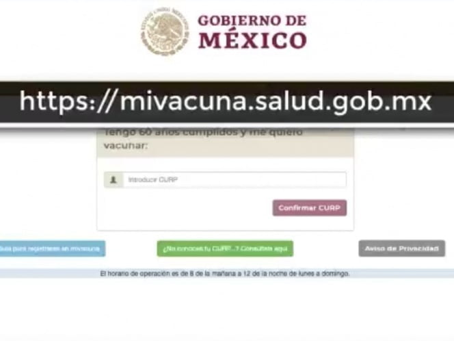 Falla el portal de registro de adultos mayores para vacuna Covid