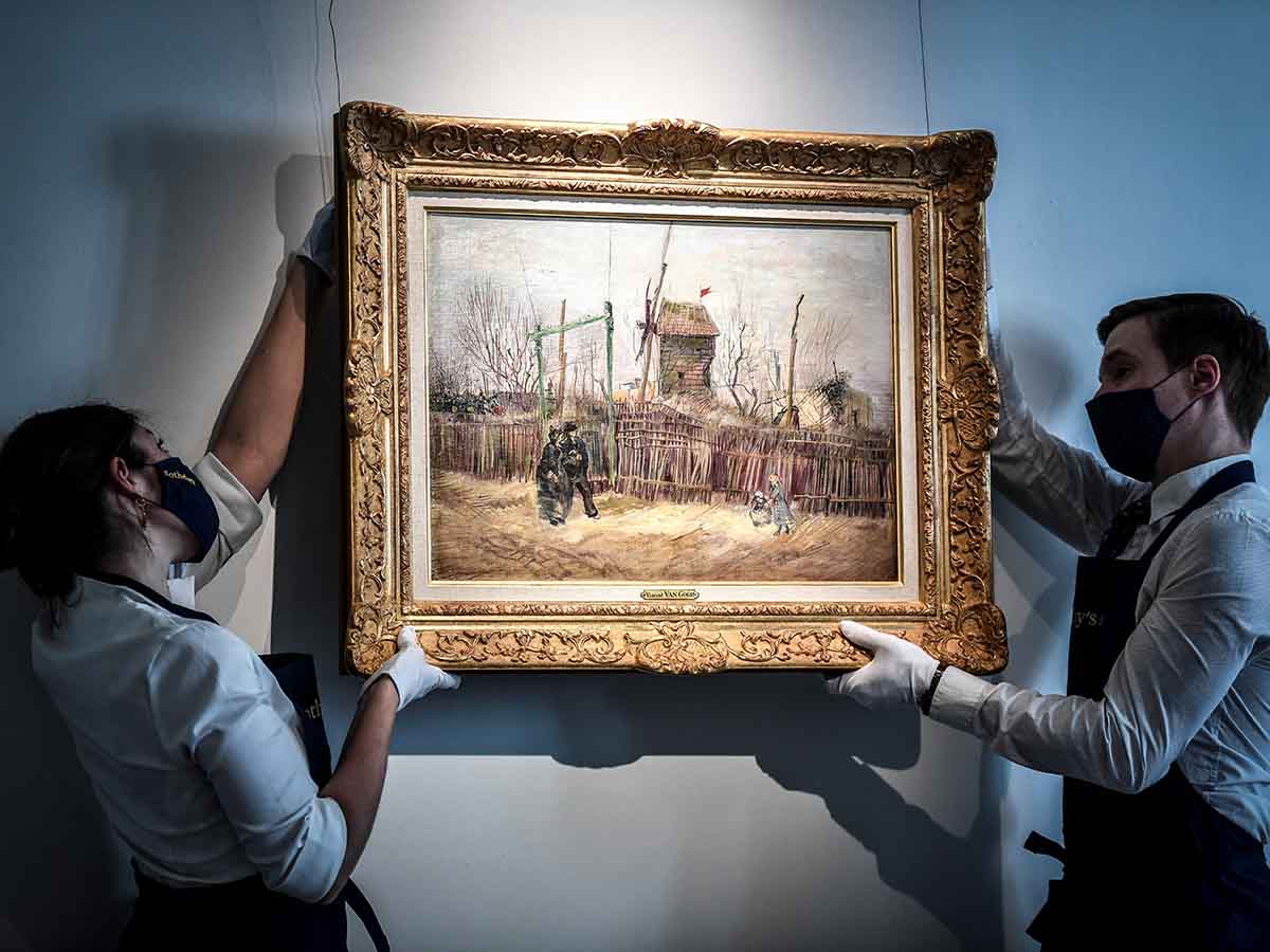 Subastarán increíble lienzo del periodo parisino de Van Gogh