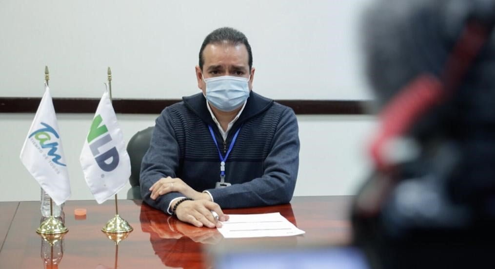 Reitera Enrique Rivas apoyo a hospitales por apagón en Nuevo Laredo