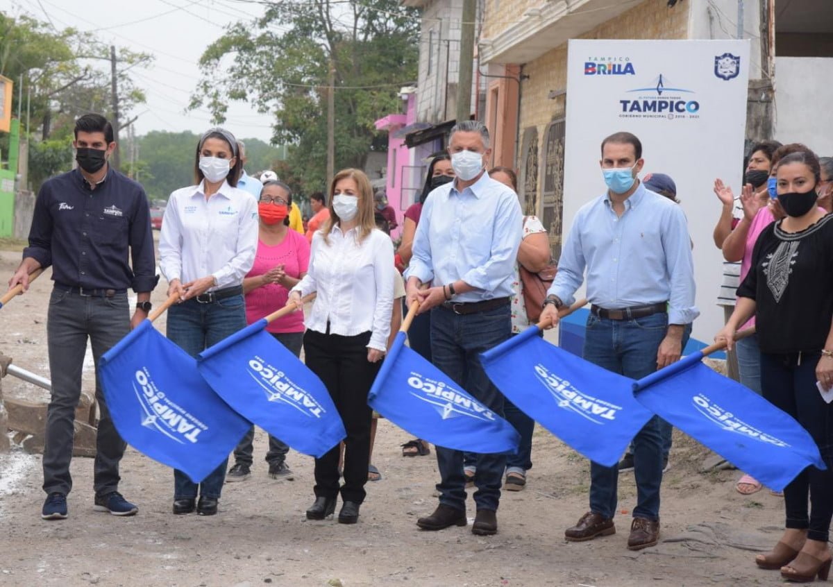 Lleva Chucho Nader más Obras de Pavimentación a la colonia Vicente Guerrero
