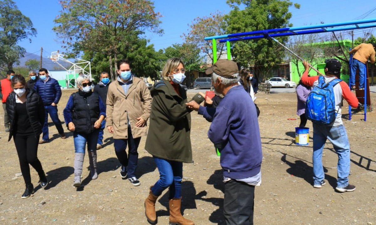 Encabeza Pilar jornada en la Colonia Libertad II