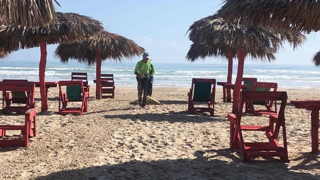 Gobierno de Ciudad Madero invita a visitantes mantener limpia Playa Miramar