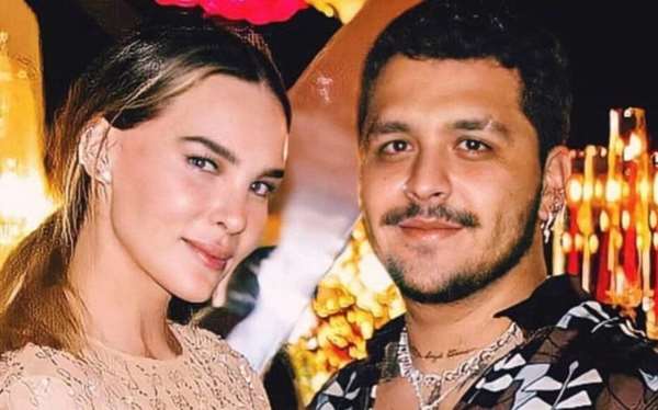 Belinda se derrite de amor con nuevo look de Christian Nodal