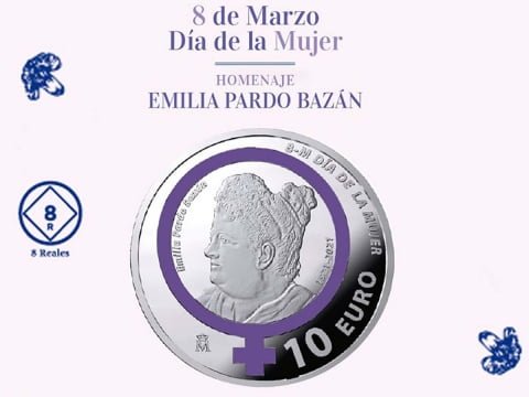 España lanza moneda por el Día Internacional de la Mujer