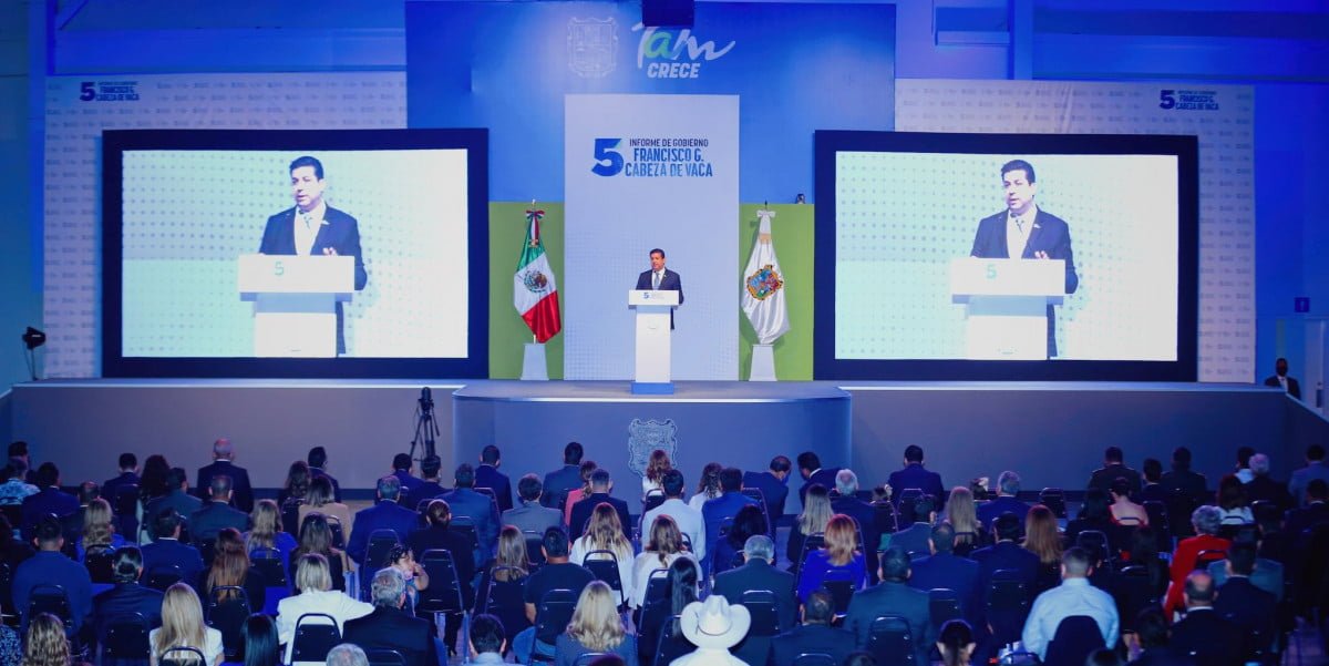 Rinde Francisco Cabeza de Vaca su 5° Informe de Gobierno