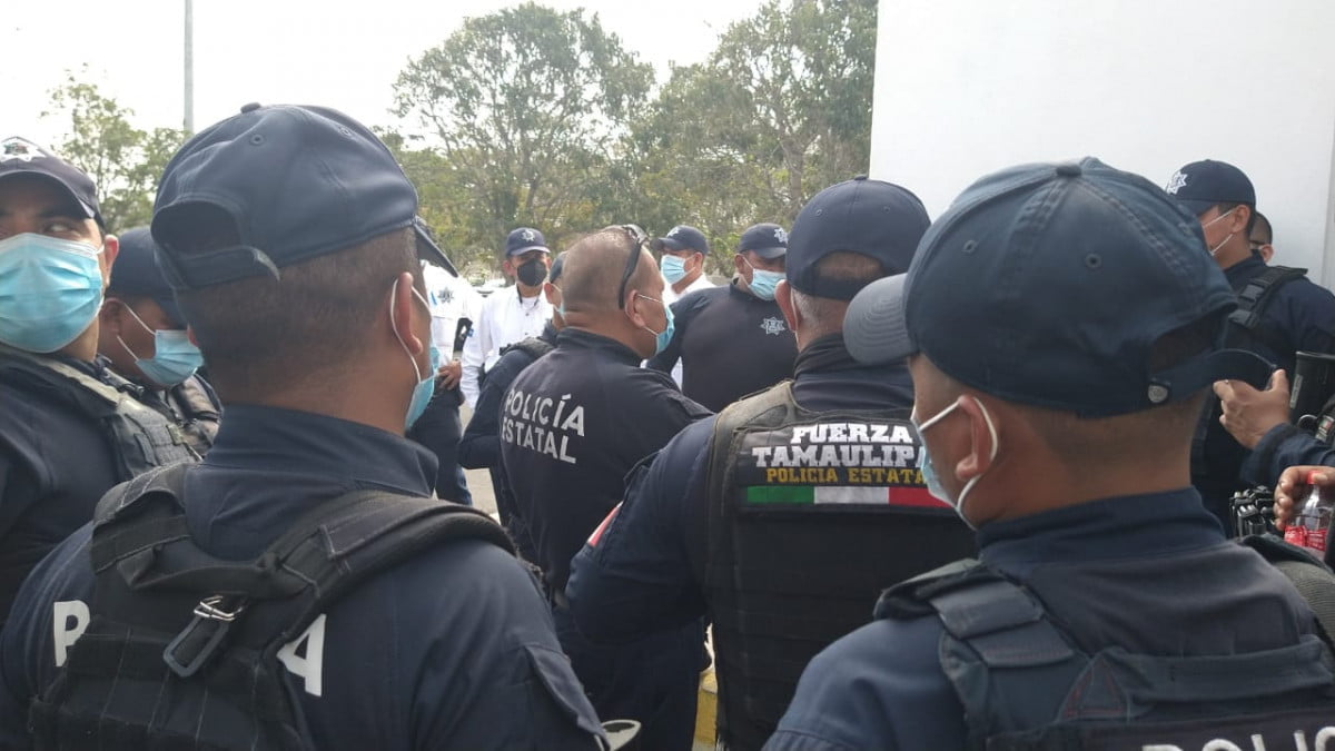Sin vigilancia zona sur; elementos de la PEA se manifiestan en Altamira