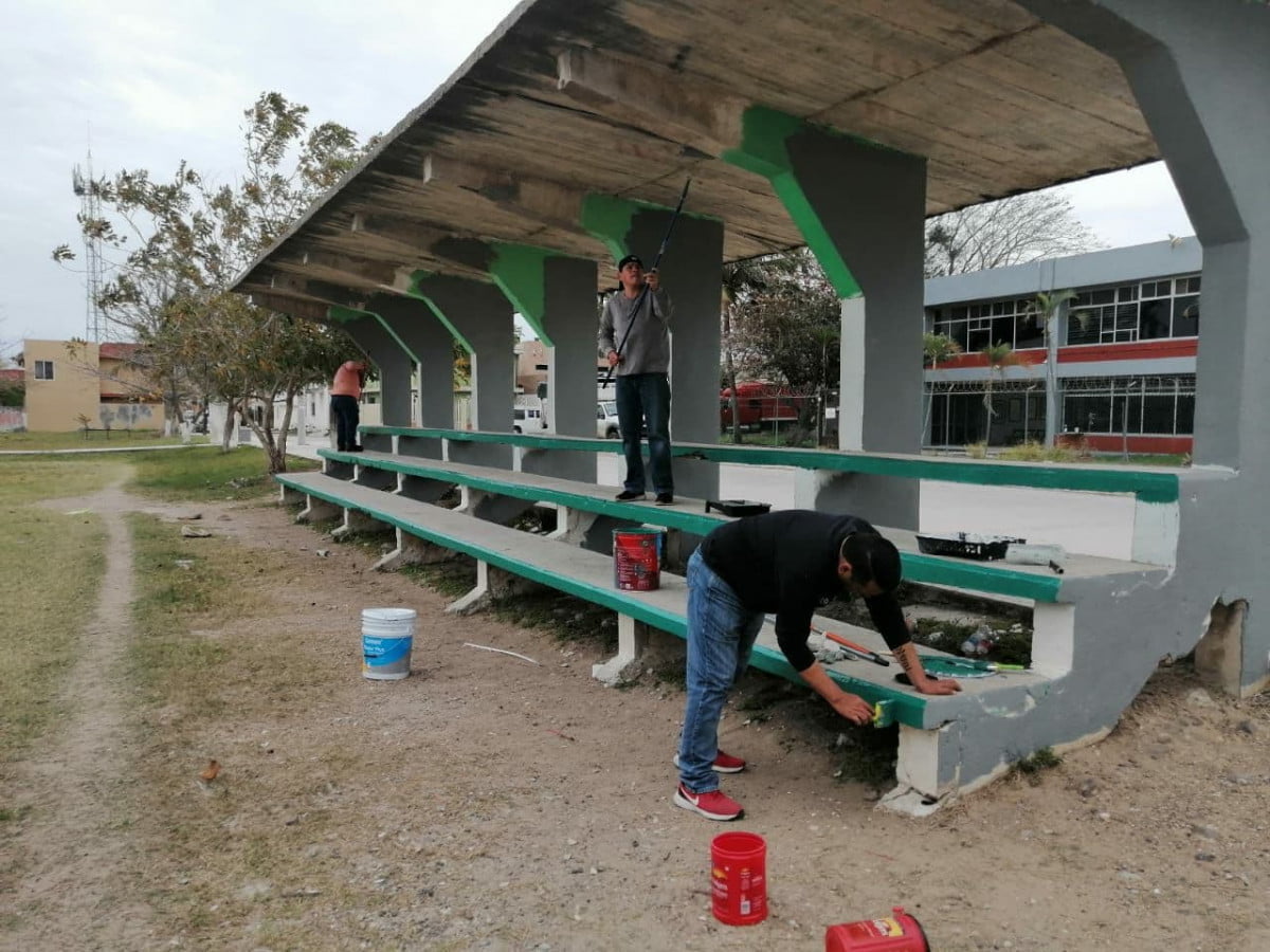 Rehabilitan Áreas Deportivas de Ciudad Madero