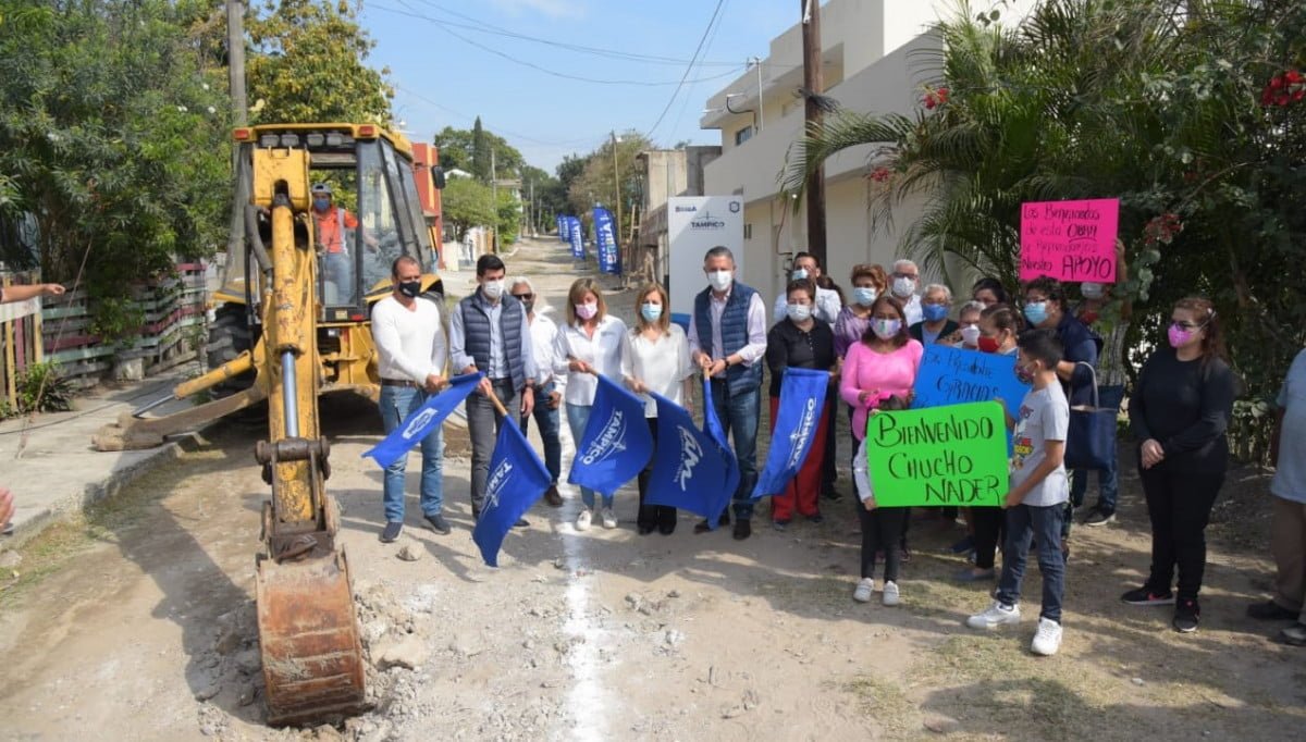 Chucho Nader Inicia Pavimentación de Cinco Nuevas Calles