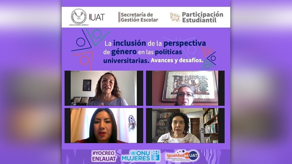 Analizan en la UAT la perspectiva de género en las políticas universitarias