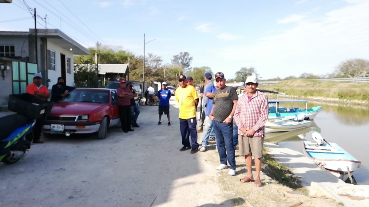 Protestan contra Conapesca y un patronato, pescadores de Tancol; les quieren imponer horario