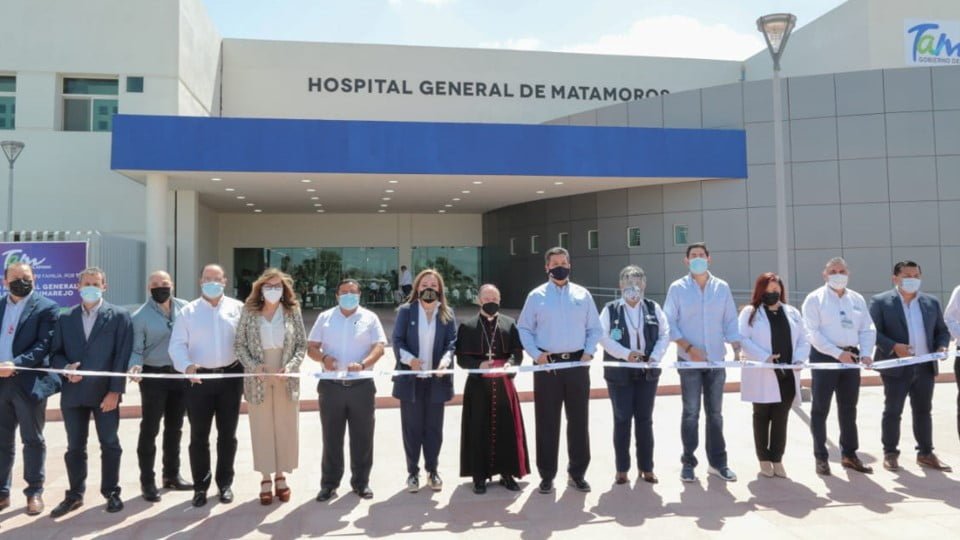 Gobernador pone en marcha obras de equipamiento en el Hospital General de Matamoros