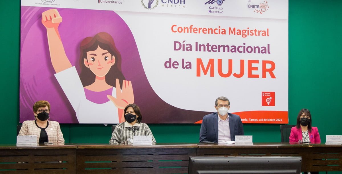 Preside Rector acto conmemorativo de la UAT por el Día Internacional de la Mujer