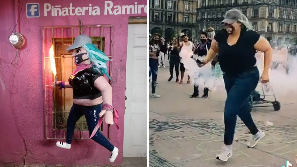 La «reinota» califica de machistas a propietarios de la Piñatería Ramírez en Reynosa