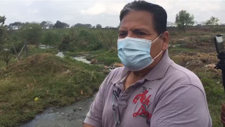 Drenaje a cielo abierto en Monte Alto descarga directo a Laguna de Champayan ; Comapa no atiende el problema