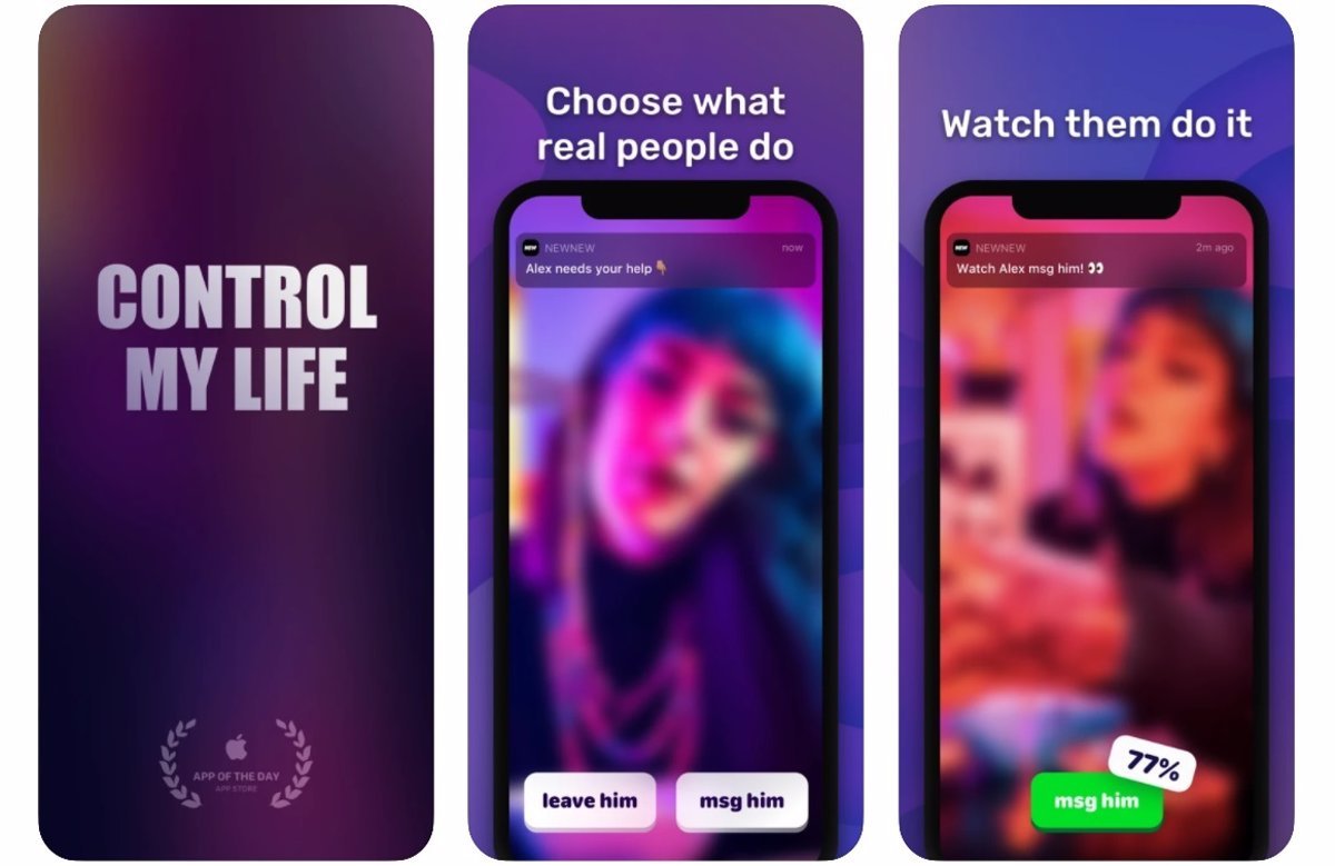 NewNew, la app que permite controlar la vida de otra persona
