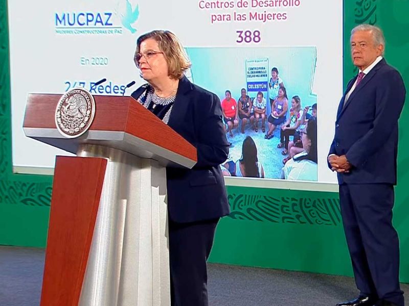‘La 4T será con mujeres y niñas o no será’: Nadine Gasman